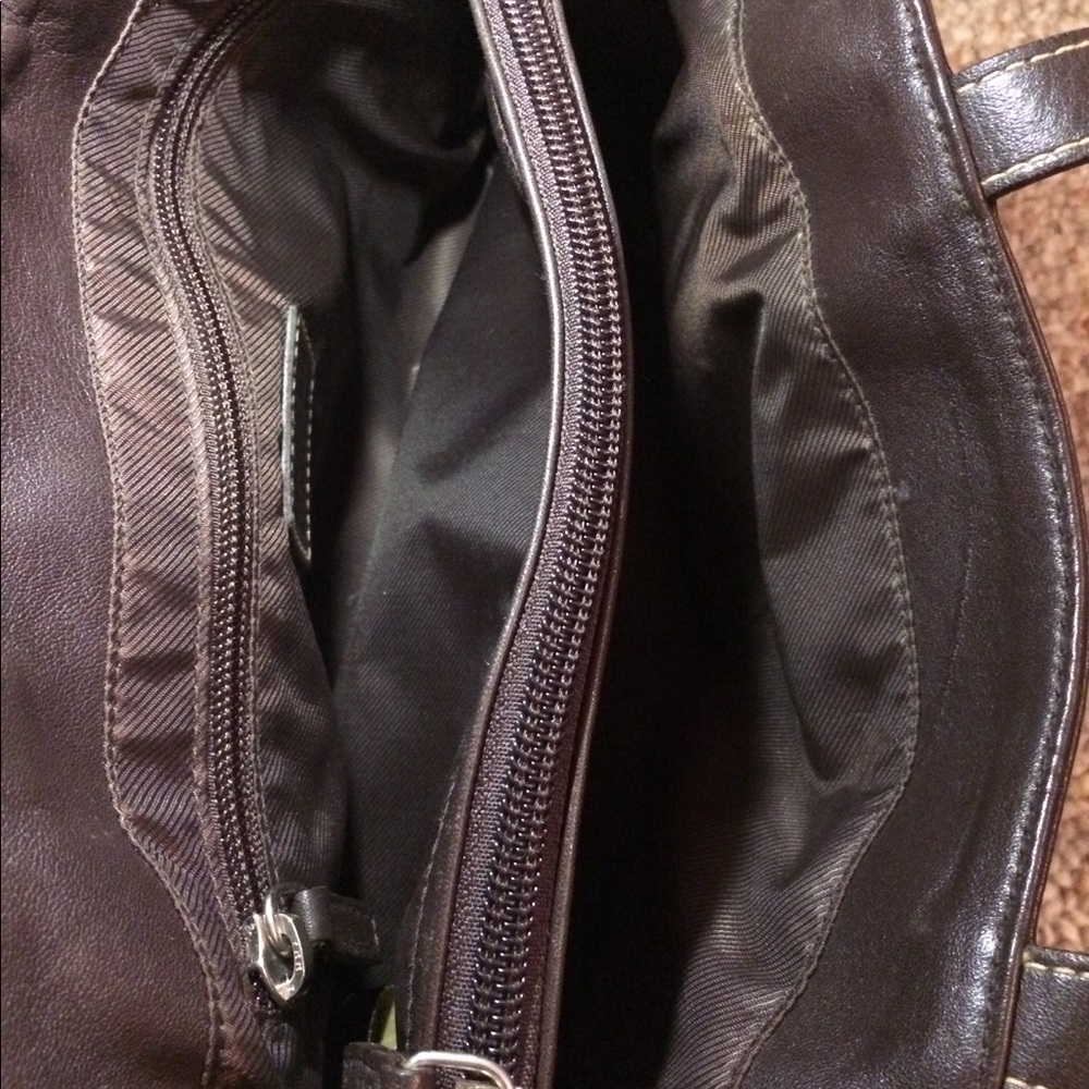 Ralph Lauren dark brown purse - Picture 4 of 5